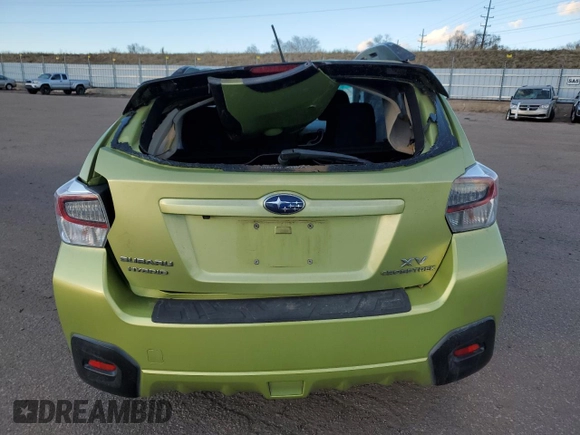 2015 Subaru Crosstrek with VIN JF2GPBCC9FH212063, listed as a Copart auction lot 81470264 with Not provided miles and Salvage title. Bid and sale history available at DreamBid. Image 6.