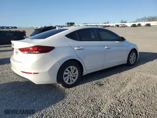 2017 Hyundai Elantra SE with VIN 5NPD74LF7HH212736, listed as a Copart auction lot 50837345 with 92,794 mi miles and Salvage Title. Bid and sale history available at carsss.com. Image 3.