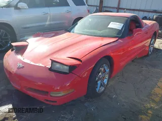 2003 Chevrolet Corvette with VIN 1G1YY22G035101783, listed as a IAAI auction lot 41891522 with 1 mi miles. Bid and sale history available at carsss.com. Image 2.
