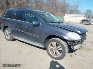 2011 Mercedes-Benz GL-Class GL 450 with VIN 4JGBF7BE3BA682308, listed as a IAAI auction lot 41729779 with 129,771 mi miles. Bid and sale history available at carsss.com. Image 1.