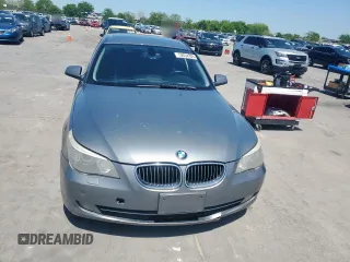 2010 BMW 5 Series 528i with VIN WBANU5C56AC460792, listed as a Copart auction lot 52634305 with Not Provided miles and Salvage Title. Bid and sale history available at carsss.com. Image 5.