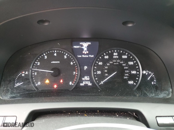2017 Lexus LS 460 L with VIN JTHDL5EF2H5008214, listed as a Copart auction lot 81721354 with 87,923 mi miles and Salvage Title. Bid and sale history available at carsss.com. Image 9.