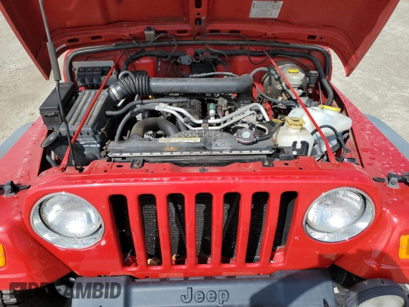 2005 Jeep Wrangler Sport with VIN 1J4FA49S55P372302, listed as a Copart auction lot 71910584 with 116,099 mi miles and Clean Title. Bid and sale history available at carsss.com. Image 12.