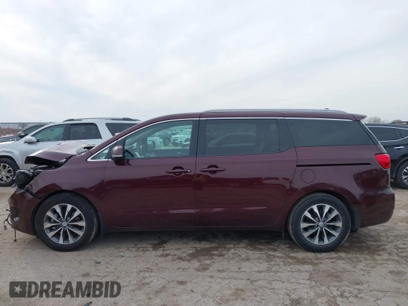 2017 Kia Sedona EX with VIN KNDMC5C11H6278098, listed as a IAAI auction lot 41581577 with 98,748 mi miles. Bid and sale history available at carsss.com. Image 14.