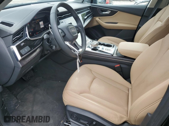 2024 Audi Q7 Premium Plus with VIN WA1LCBF73RD001311, listed as a Copart auction lot 67034904 with 7,976 mi miles and Salvage Title. Bid and sale history available at carsss.com. Image 7.
