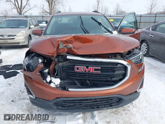 2019 GMC Terrain SLE with VIN 3GKALTEV0KL260362, listed as a IAAI auction lot 41581825 with 87,038 mi miles. Bid and sale history available at carsss.com. Image 6.