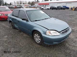 2000 Honda Civic LX with VIN 1HGEJ6677YL000793, listed as a IAAI auction lot 41889317 with 184,766 mi miles. Bid and sale history available at carsss.com. Image 1.