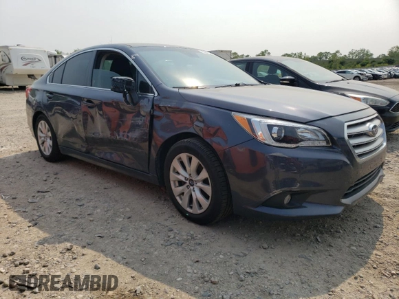 2017 Subaru Legacy Premium with VIN 4S3BNAF64H3022766, listed as a Copart auction lot 58123685 with Not provided miles and Salvage title. Bid and sale history available at DreamBid. Image 4.