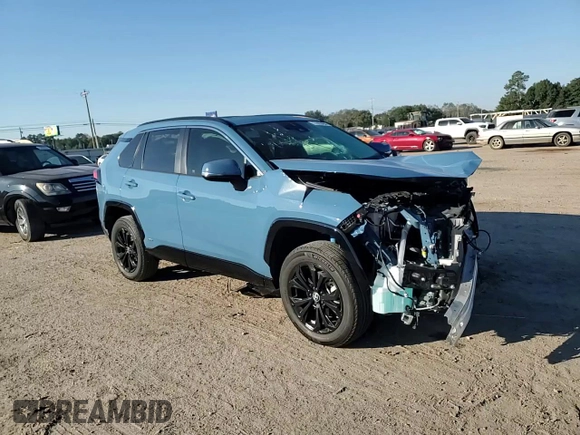 2022 Toyota RAV4 Hybrid SE with VIN 4T3T6RFV3NU070288, listed as a Copart auction lot 77693494 with 32,497 mi miles and Non repairable. Bid and sale history available at DreamBid. Image 12.