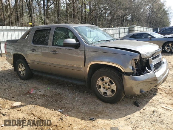 2007 Chevrolet Avalanche 2LT with VIN 3GNEC12J67G289598, listed as a Copart auction lot 48974995 with 218,267 mi miles and Salvage title. Bid and sale history available at DreamBid. Image 4.