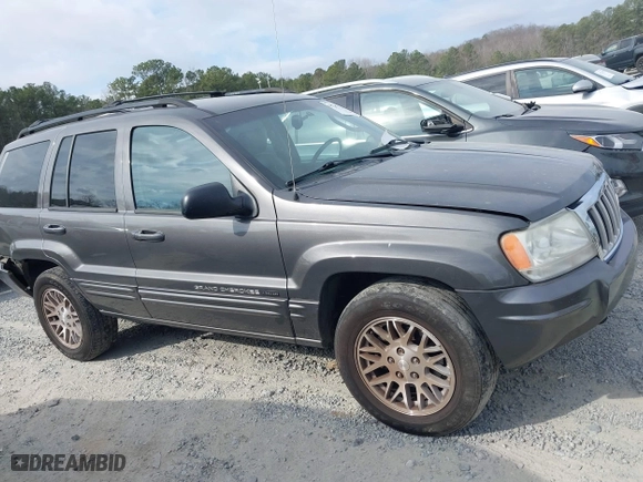 2004 Jeep Grand Cherokee Limited with VIN 1J8GW58N14C391912, listed as a IAAI auction lot 41706729 with 248,806 mi miles. Bid and sale history available at carsss.com. Image 13.
