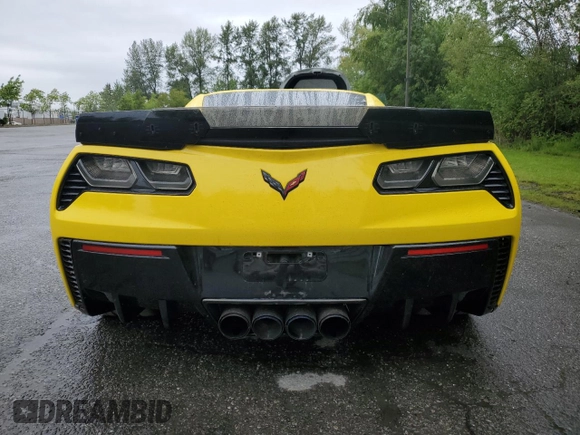 2016 Chevrolet Corvette Z06 3LZ z VIN 1G1YU2D63G5604830, wystawiony jako Copart lot #58211705 z przebiegiem 41 990 mil mil oraz Szkoda całkowita • Salvage title. Historia ofert i sprzedaży dostępna na DreamBid. Obrazek 6.