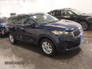 2020 Kia Sorento LX with VIN 5XYPGDA31LG677602, listed as a IAAI auction lot 41758000 with 87,679 mi miles. Bid and sale history available at carsss.com. Image 1.