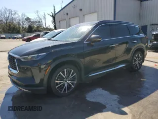 2023 Infiniti QX60 Autograph with VIN 5N1DL1HT1PC353994, listed as a Copart auction lot 46804205 with 22,876 mi miles and Salvage title. Bid and sale history available at DreamBid. Image 1.