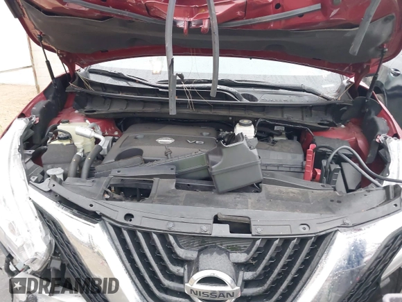 2017 Nissan Murano S with VIN 5N1AZ2MG9HN107961, listed as a IAAI auction lot 41838283 with 51,455 mi miles and . Bid and sale history available at carsss.com. Image 10.