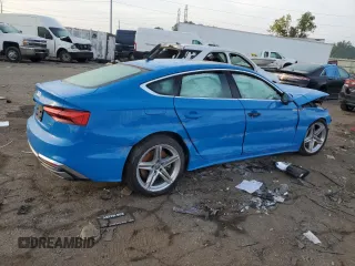 2021 Audi A5 Sportback S line Premium with VIN WAUDACF56MA012184, listed as a Copart auction lot 68312073 with 0 mi miles. Bid and sale history available at carsss.com. Image 3.