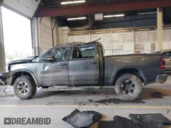 2020 Ram 1500 Rebel with VIN 1C6SRFLT0LN162491, listed as a IAAI auction lot 41841159 with 58,265 mi miles and . Bid and sale history available at DreamBid. Image 15.