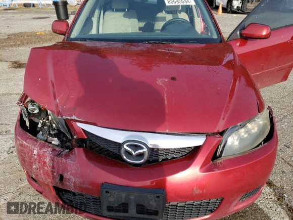 2006 Mazda 6 i with VIN 1YVFP80C065M60280, listed as a Copart auction lot 83695694 with 177,580 mi miles and Salvage Title. Bid and sale history available at carsss.com. Image 11.