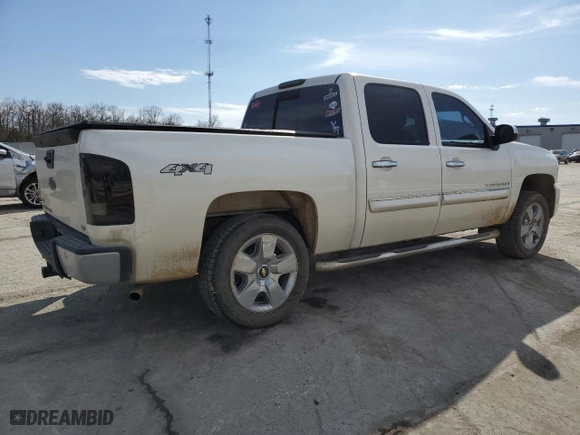 2009 Chevrolet Silverado 1500 LTZ with VIN 3GCEK33329G158422, listed as a Copart auction lot 46785695 with 224,855 mi miles and Clean Title. Bid and sale history available at carsss.com. Image 3.