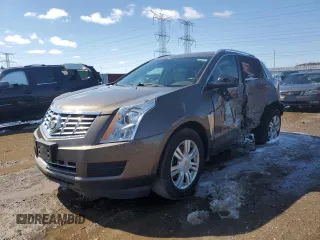 2016 Cadillac SRX Luxury Collection with VIN 3GYFNBE31GS575120, listed as a Copart auction lot 49993855 with 101,080 mi miles and Salvage Title. Bid and sale history available at carsss.com. Image 1.