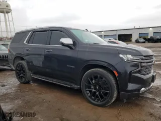 2023 Chevrolet Tahoe Premier with VIN 1GNSKSKD7PR337342, listed as a Copart auction lot 85375904 with 25,789 mi miles and Salvage Title. Bid and sale history available at carsss.com. Image 4.