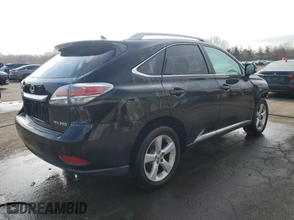 2013 Lexus RX 350 with VIN 2T2BK1BA0DC155332, listed as a Copart auction lot 52294565 with 94,427 mi miles and Salvage Title. Bid and sale history available at DreamBid. Image 3.