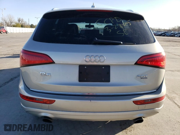 2015 Audi Q5 Premium Plus with VIN WA1LFAFP4FA034753, listed as a Copart auction lot 51499335 with 101,255 mi miles and Salvage title. Bid and sale history available at DreamBid. Image 6.