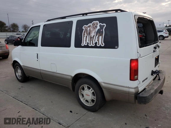 2003 GMC Safari z VIN 1GKDM19XX3B513779, wystawiony jako Copart lot #80021574 z przebiegiem 188 737 mil mil oraz Szkoda całkowita • Salvage title. Historia ofert i sprzedaży dostępna na DreamBid. Obrazek 2.