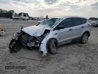 2018 Ford Escape S with VIN 1FMCU0F73JUB53435, listed as a Copart auction lot 46977155 with 105,488 mi miles and Salvage Title. Bid and sale history available at carsss.com. Image 1.