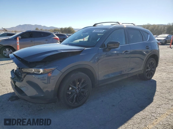 2023 Mazda CX-5 2.5 S Carbon Edition with VIN JM3KFBCM6P0280641, listed as a Copart auction lot 89353875 with 49,497 mi miles and Salvage Title. Bid and sale history available at carsss.com. Image 1.