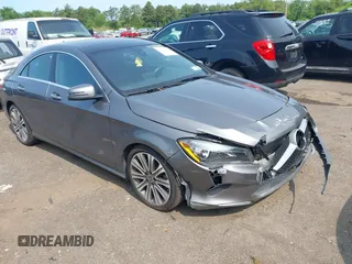 2018 Mercedes-Benz CLA 250 with VIN WDDSJ4GB4JN571361, listed as a IAAI auction lot 42388891 with 17,357 mi miles and . Bid and sale history available at DreamBid. Image 1.