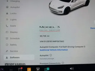 2021 Tesla Model 3 Performance with VIN 5YJ3E1EC4MF097993, listed as a IAAI auction lot 41366615 with 30,735 mi miles and . Bid and sale history available at DreamBid. Image 15.