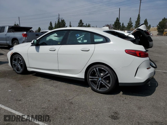 2021 BMW 2 Series 228i with VIN WBA53AK04M7H70280, listed as a Copart auction lot 56174755 with 23,626 mi miles and Salvage title. Bid and sale history available at DreamBid. Image 2.