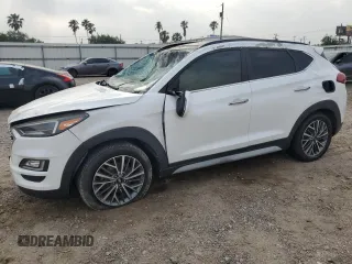 2019 Hyundai Tucson Ultimate with VIN KM8J3CAL9KU038727, listed as a Copart auction lot 52096835 with 0 mi miles and Salvage Title. Bid and sale history available at carsss.com. Image 1.