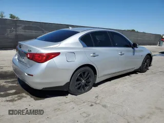 2014 Infiniti Q50 Sport with VIN JN1BV7AP5EM689471, listed as a Copart auction lot 49716815 with 110,461 mi miles and Salvage Title. Bid and sale history available at DreamBid. Image 3.