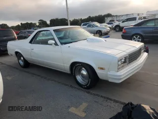 1984 Chevrolet El Camino z VIN 1GCCW80H6ER150486, wystawiony jako Copart lot #76031834 z przebiegiem 77 554 mil mil oraz Szkoda całkowita • Salvage title. Historia ofert i sprzedaży dostępna na DreamBid. Obrazek 4.