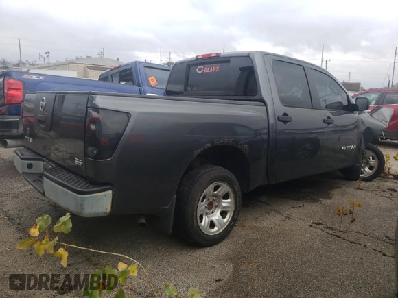 2007 Nissan Titan XE with VIN 1N6AA07A77N239068, listed as a Copart auction lot 78832254 with Not Provided miles and Salvage Title. Bid and sale history available at DreamBid. Image 3.