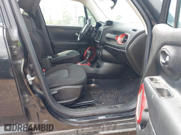 2016 Jeep Renegade Trailhawk with VIN ZACCJBCT7GPE27420, listed as a IAAI auction lot 42588078 with 129,458 mi miles and . Bid and sale history available at DreamBid. Image 5.