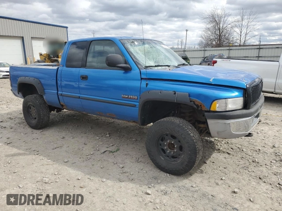 2001 Dodge 2500 z VIN 1B7KF236X1J198956, wystawiony jako Copart lot #52945405 z przebiegiem 216 448 mil mil oraz Czysty tytuł • Clean title. Historia ofert i sprzedaży dostępna na DreamBid. Obrazek 4.