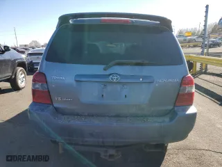 2006 Toyota Highlander w/3rd Row with VIN JTEEP21A660154155, listed as a Copart auction lot 47137515 with 156,205 mi miles and Salvage Title. Bid and sale history available at carsss.com. Image 6.