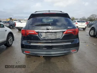 2014 Acura MDX Advance with VIN 5FRYD3H81EB004875, listed as a Copart auction lot 81801454 with 265,982 mi miles and Salvage title. Bid and sale history available at DreamBid. Image 6.