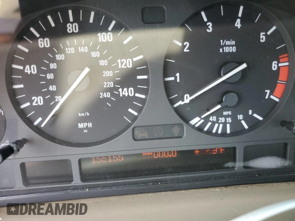1998 BMW 7 Series 740il with VIN WBAGJ8323WDM17893, listed as a Copart auction lot 69853684 with 155,155 mi miles and Clean Title. Bid and sale history available at carsss.com. Image 9.
