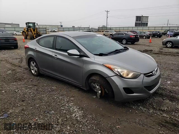 2012 Hyundai Elantra Limited with VIN KMHDH4AE7CU260576, listed as a Copart auction lot 57250045 with 148,418 mi miles and Salvage title. Bid and sale history available at DreamBid. Image 13.