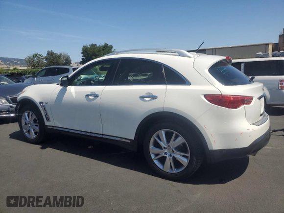 2015 Infiniti QX70 с VIN JN8CS1MW2FM483511, выставлен на аукционе Copart как лот 58186765 с пробегом 127 186 миль миль и Списание • Salvage title. История ставок и продаж доступна на DreamBid. Изображение 2.