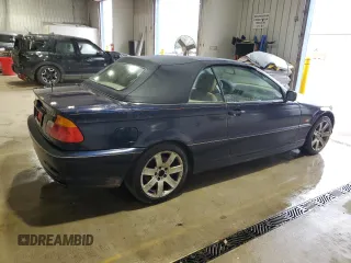 2001 BMW 3 Series 325Ci z VIN WBABS33471JY57525, wystawiony jako Copart lot #56571955 z przebiegiem 190 163 mil mil oraz Szkoda całkowita • Salvage title. Historia ofert i sprzedaży dostępna na DreamBid. Obrazek 3.