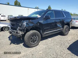 2023 GMC Yukon Denali with VIN 1GKS2DKT9PR158736, listed as a Copart auction lot 69765034 with 22,042 mi miles and Salvage Title. Bid and sale history available at carsss.com. Image 1.