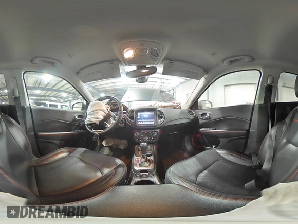 2019 Jeep Compass Trailhawk with VIN 3C4NJDDB4KT647187, listed as a Copart auction lot 50260575 with 63,098 mi miles and Salvage Title. Bid and sale history available at carsss.com. Image 15.