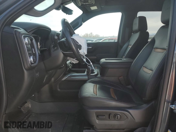 2021 GMC Sierra 1500 AT4 with VIN 1GTP9EED9MZ302644, listed as a Copart auction lot 48487505 with 42,106 mi miles and Salvage Title. Bid and sale history available at carsss.com. Image 7.