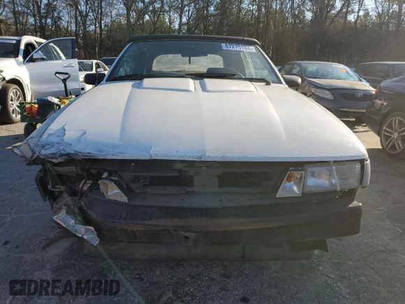 1988 Chevrolet Cavalier with VIN 1G1JF31WXJ7214292, listed as a Copart auction lot 87275184 with Not Provided miles and Salvage Title. Bid and sale history available at DreamBid. Image 5.