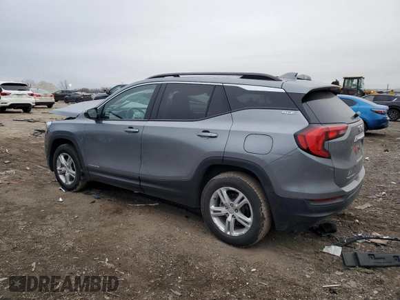 2021 GMC Terrain SLE with VIN 3GKALTEVXML327066, listed as a Copart auction lot 44121895 with 60,045 mi miles and Salvage Title. Bid and sale history available at carsss.com. Image 2.
